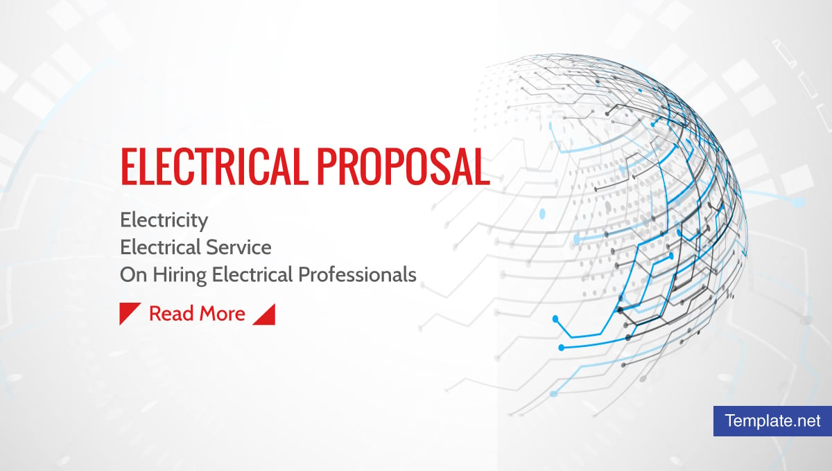 20+ Electrical Proposal Templates - PDF, Word, Apple Pages  Free For Electrical Proposal Template