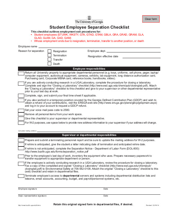 employee-separation-checklist-form