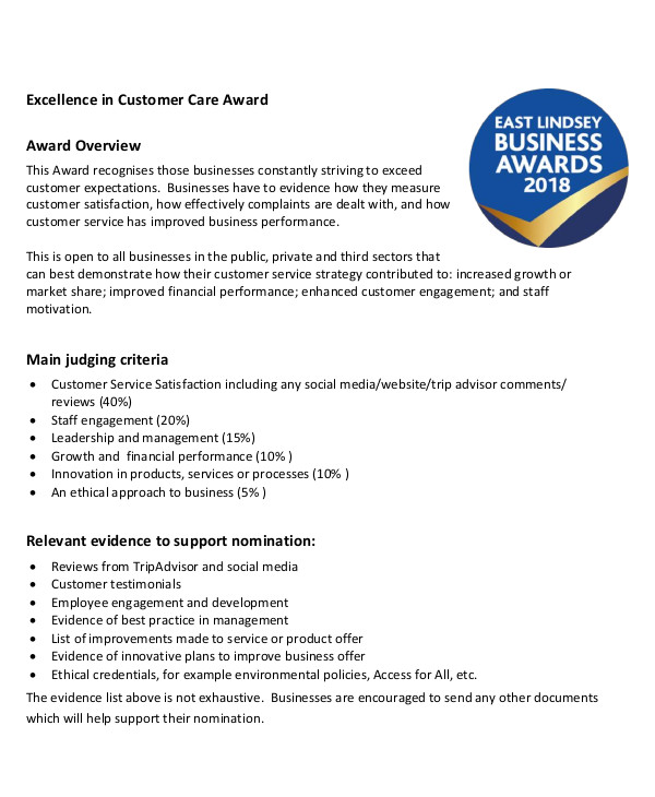 6+ Customer Care Award Certificate Templates PDF