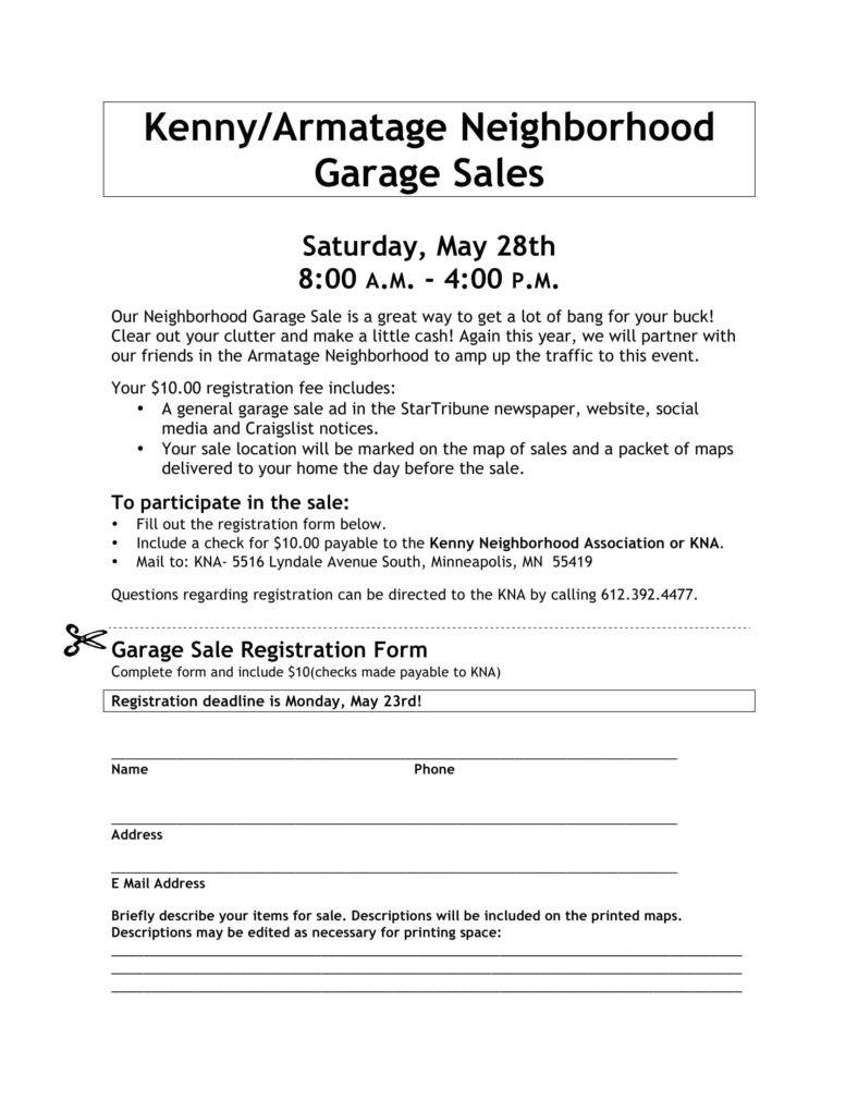 5+ Garage Sale Sign Templates Free & Premium Templates