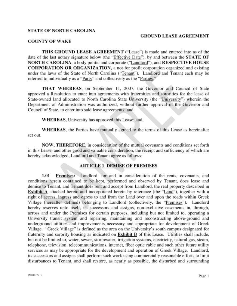 ground lease agreement example 01 788x1020
