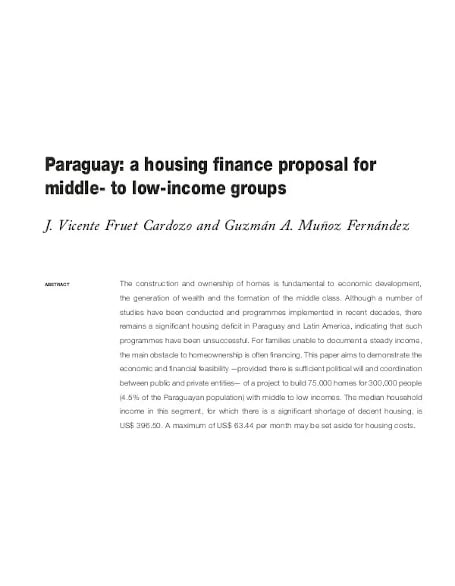 house financial proposal