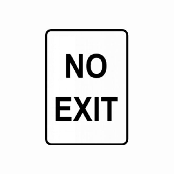 no-exit-sign-vector