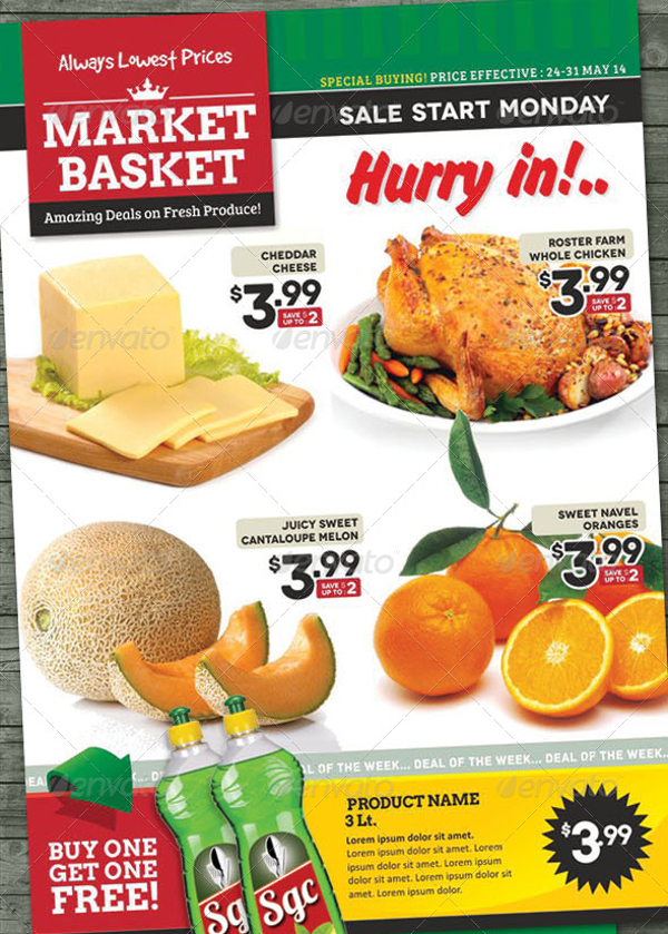 15+ Supermarket Flyer Designs & Templates - PSD, AI