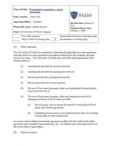 Bartering essay picture