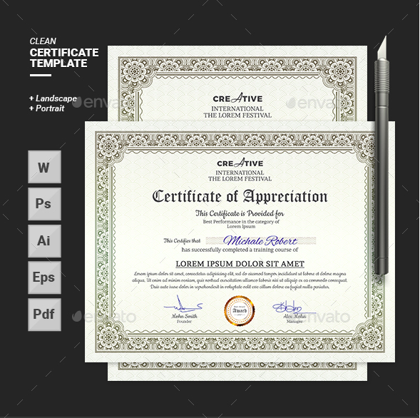 12+ Good Citizenship Award Certificates PSD, Word, AI, InDesign