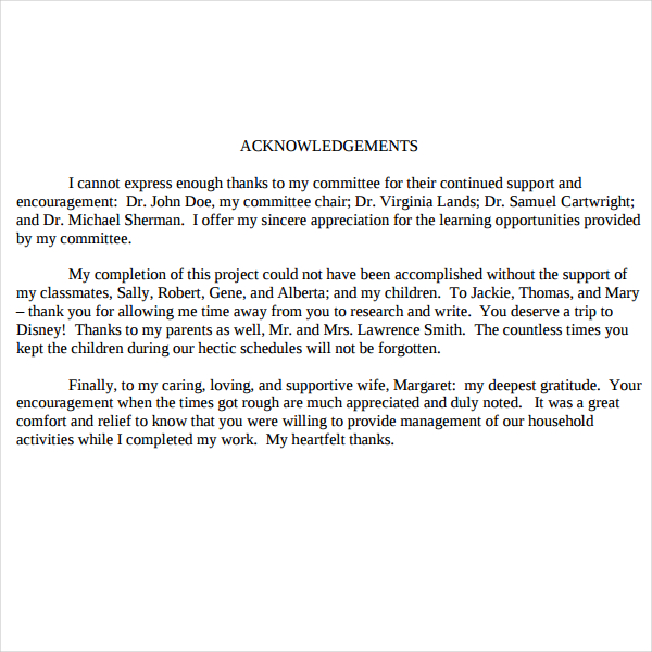 6+ Acknowledgement Report Samples - PDF, Word, Pages | Free & Premium Templates