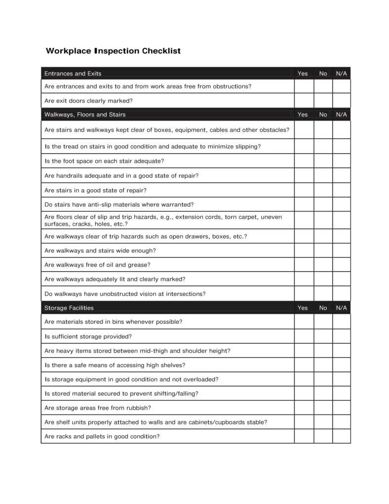 10+ Inspection Worksheet Templates | Free & Premium Templates