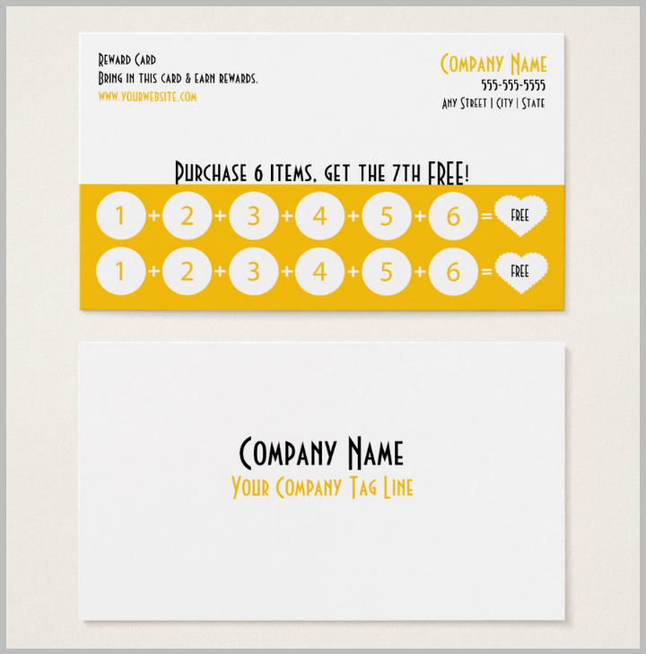 13+ Restaurant Punch Card Designs & Templates - PSD, AI