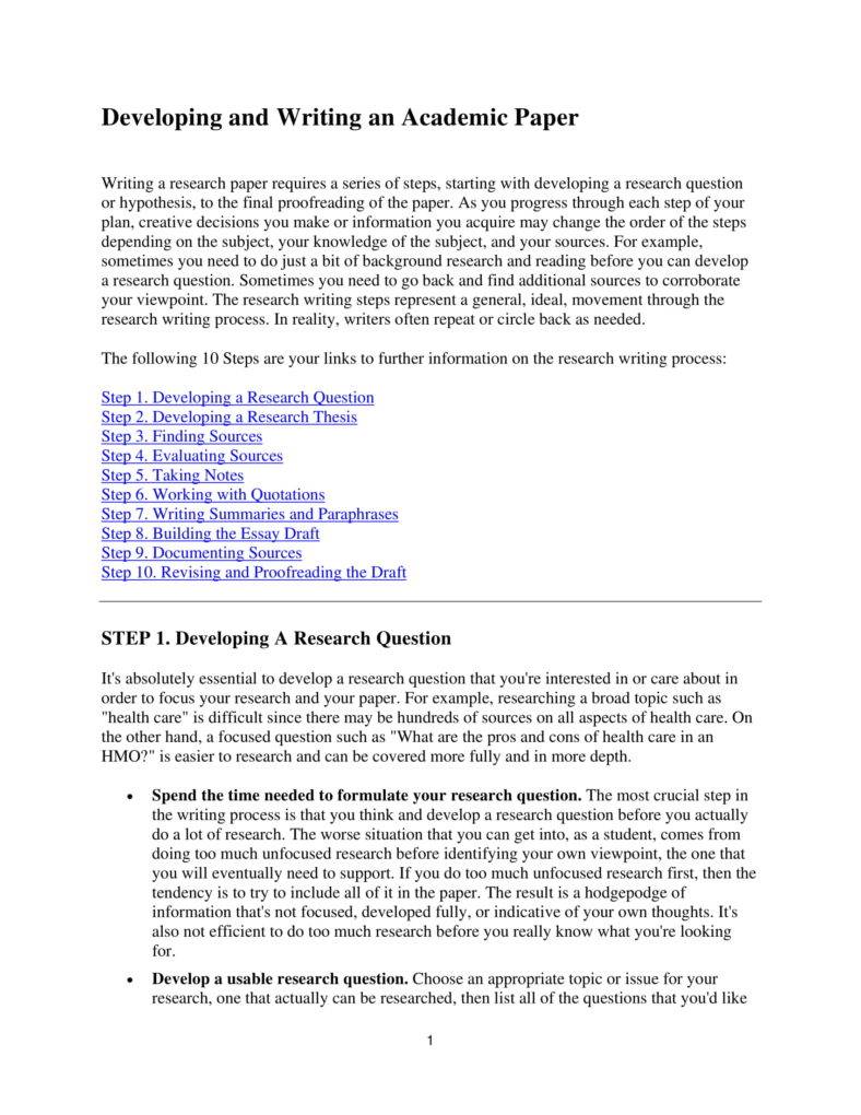 An academic paper