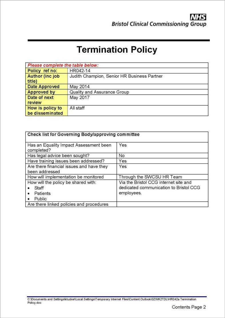 Severance Pay Template