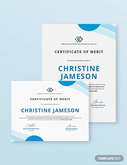 certificate-of-merit
