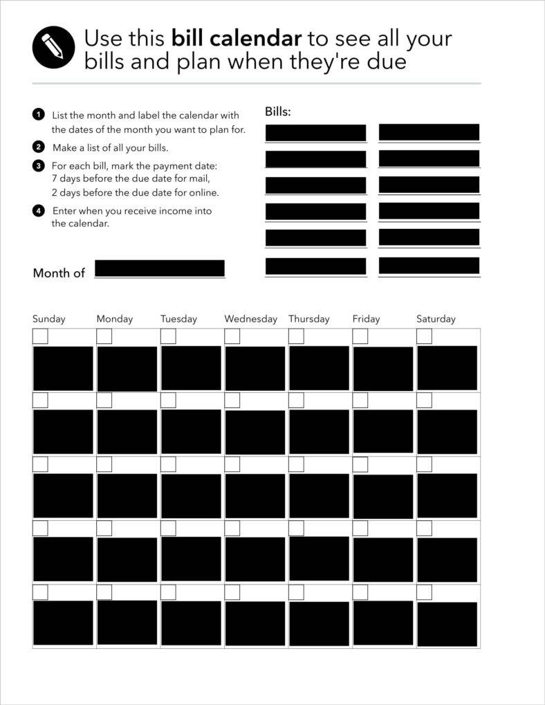 Due date template