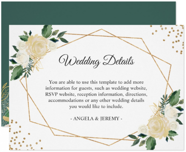 green ivory wedding reception card template e1521706460