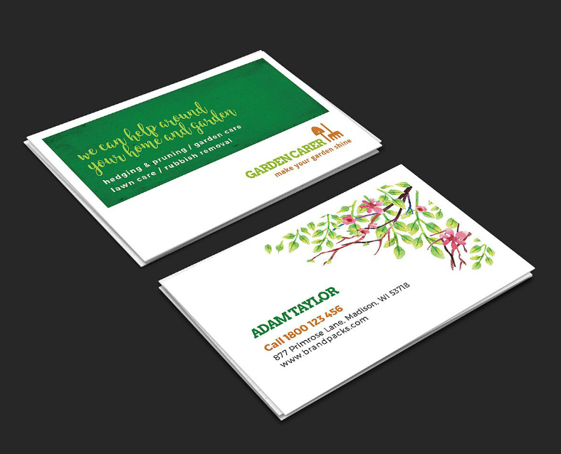 Free Landscaping Business Card Templates