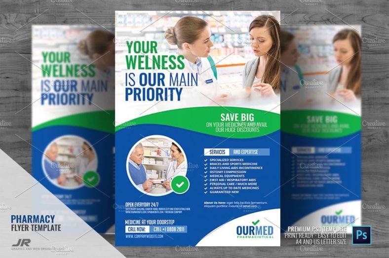 18+ Pharmacy Flyer Designs & Templates - PSD, AI, Word | Free & Premium