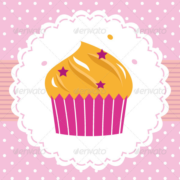 sweet cupcake card template