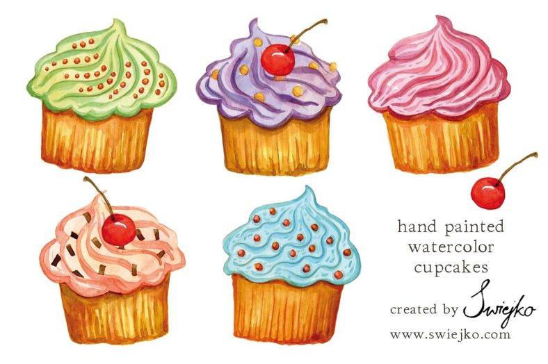 watercolor cupcake card template 788x