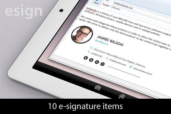 10 emailing signatures 10items