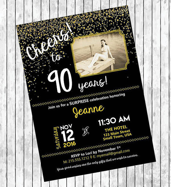 11+ 90th Birthday Invitations | Free & Premium Templates