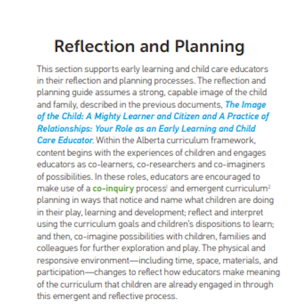 sample reflective journal assignment childcare