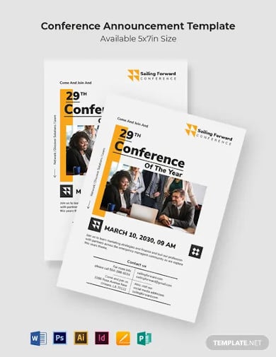 conference announcement template