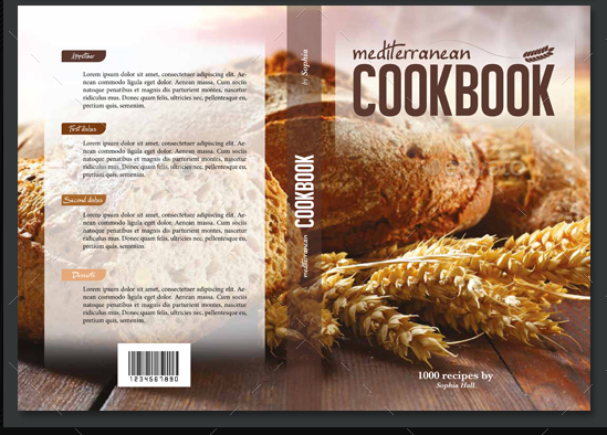 cookbook cover design