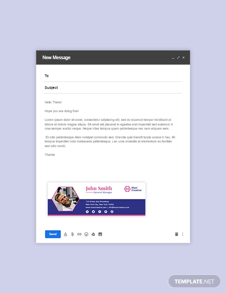 free email signature template for mac