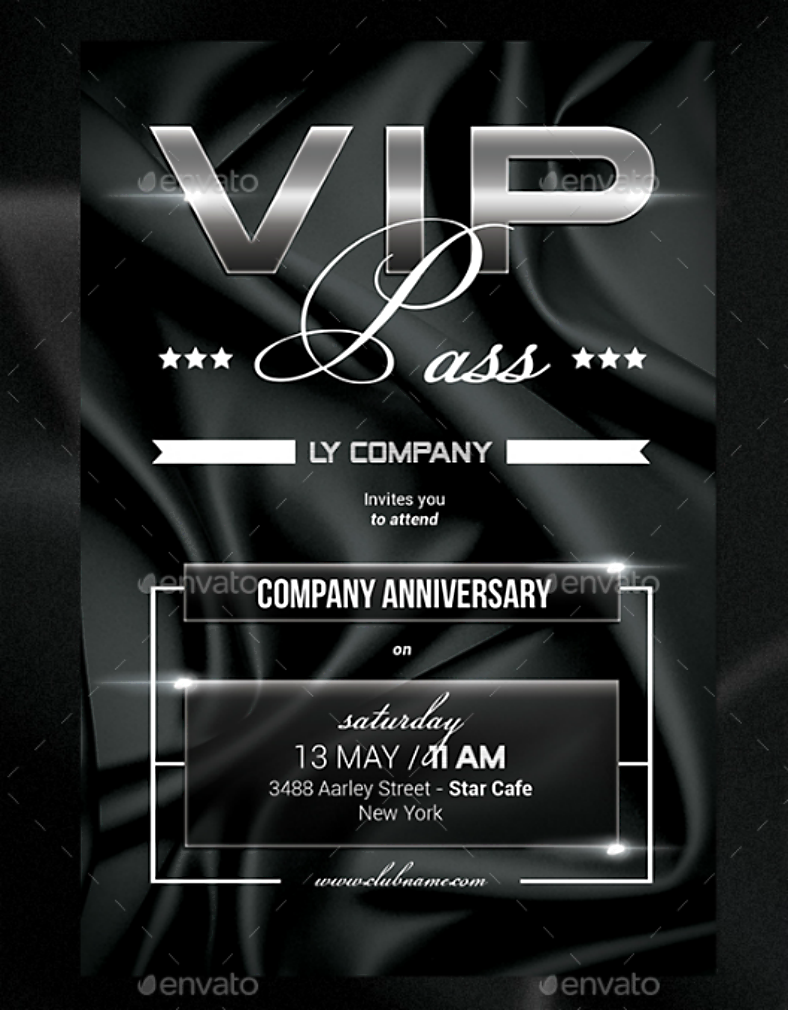 Vip Pass Template Microsoft Word For Your Needs