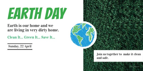 free-earth-day-linkedin-company-cover-template