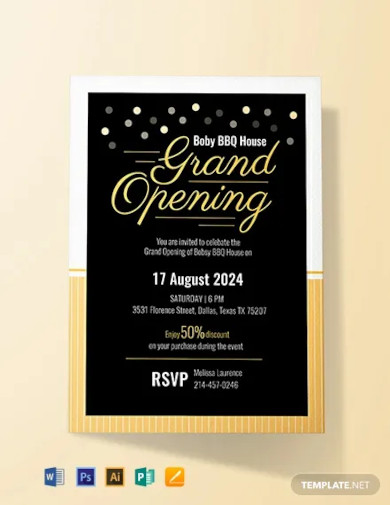 20+ Grand Opening Invitation Designs & Templates - PSD, AI