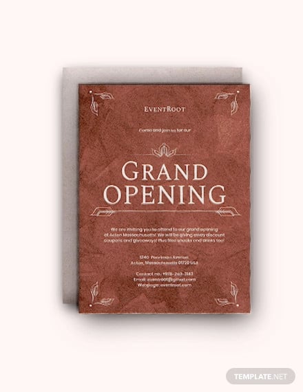 grand opening invitation template