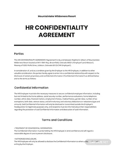 hr-confidentiality-agreement-template