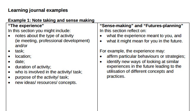 6 Learning Journal Templates PDF