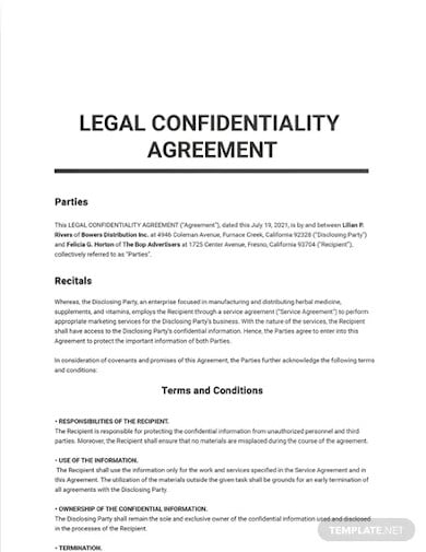legal-confidentiality-agreement-template