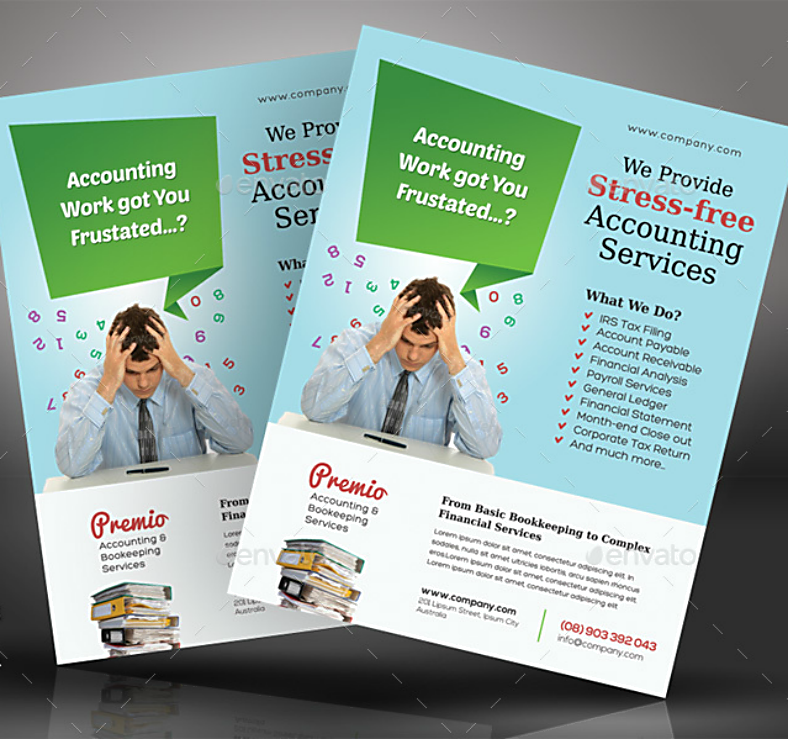 16+ Accounting & Bookkeeping Services Flyer Templates - PSD, AI, Word