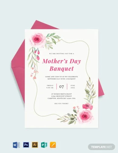 mothers-day-banquet-invitation-template