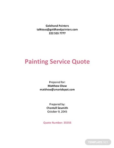 painting-job-quotation-template