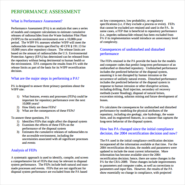 8-performance-assessment-templates-pdf