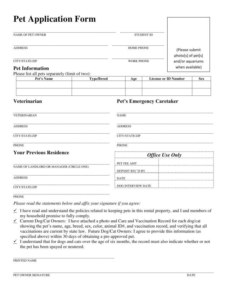 9+ Puppy Application Form Templates PDF, DOC