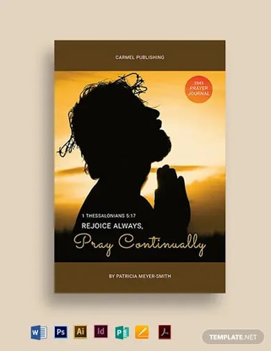 prayer journal book cover template