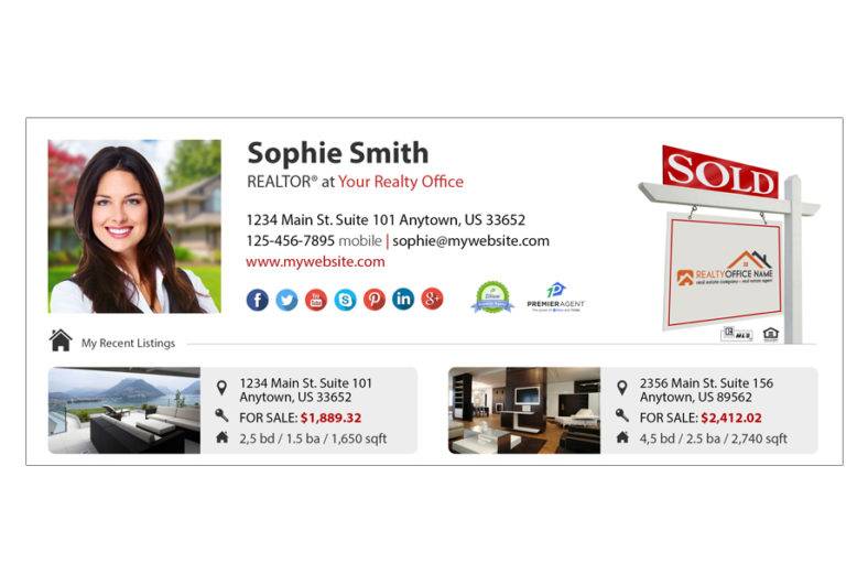 best ever real estate email signature examples