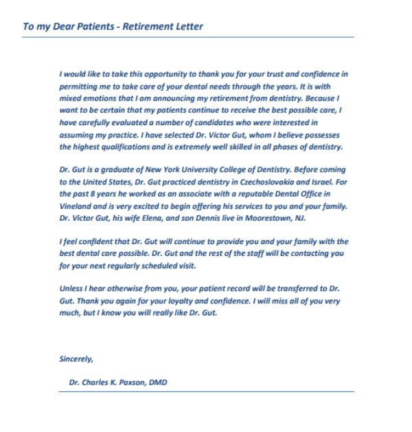 9+ Retirement Announcement Letter Templates PDF