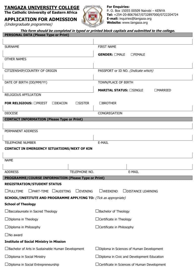 undergraduate application form template 788x1114