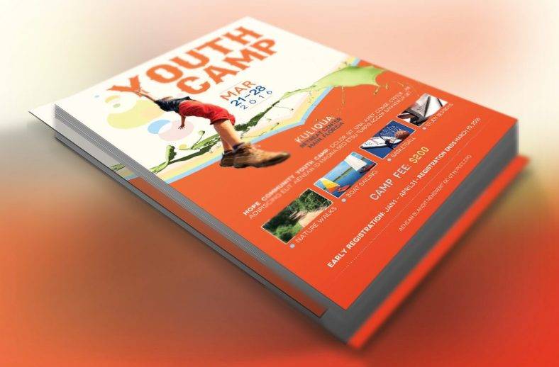 youth camp flyer template 788x518