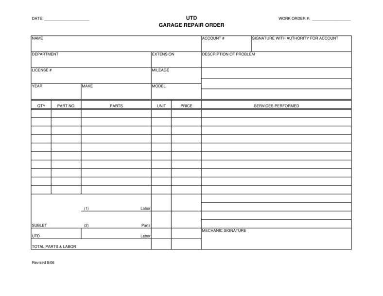 garage repair order form 1 788x60