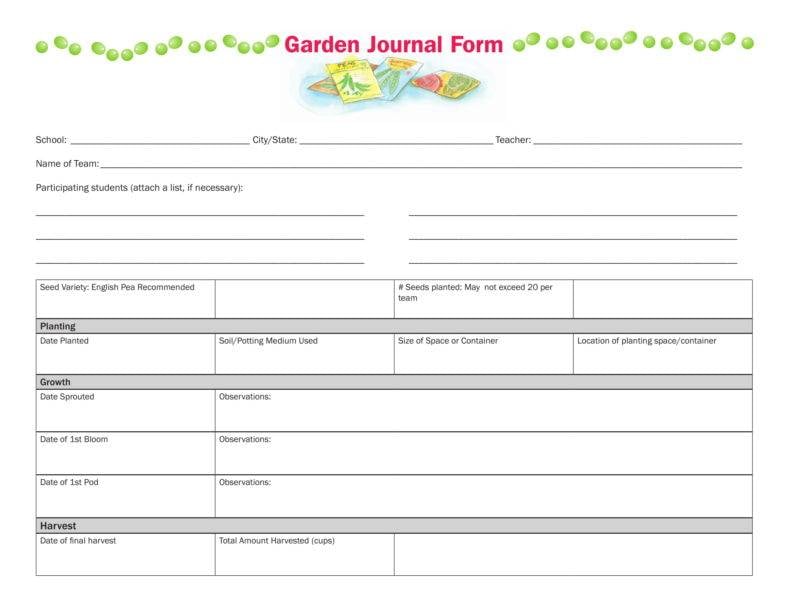7+ Garden Journal Templates PDF