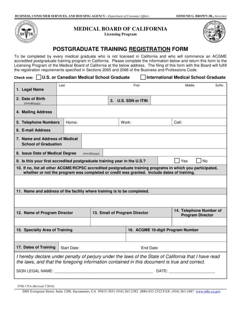 7 Training Application Form Templates PDF