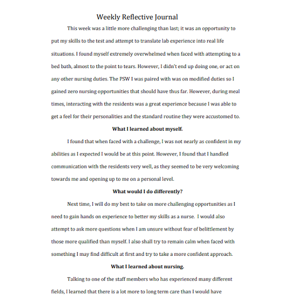 13+ Reflective Journal Templates - PDF