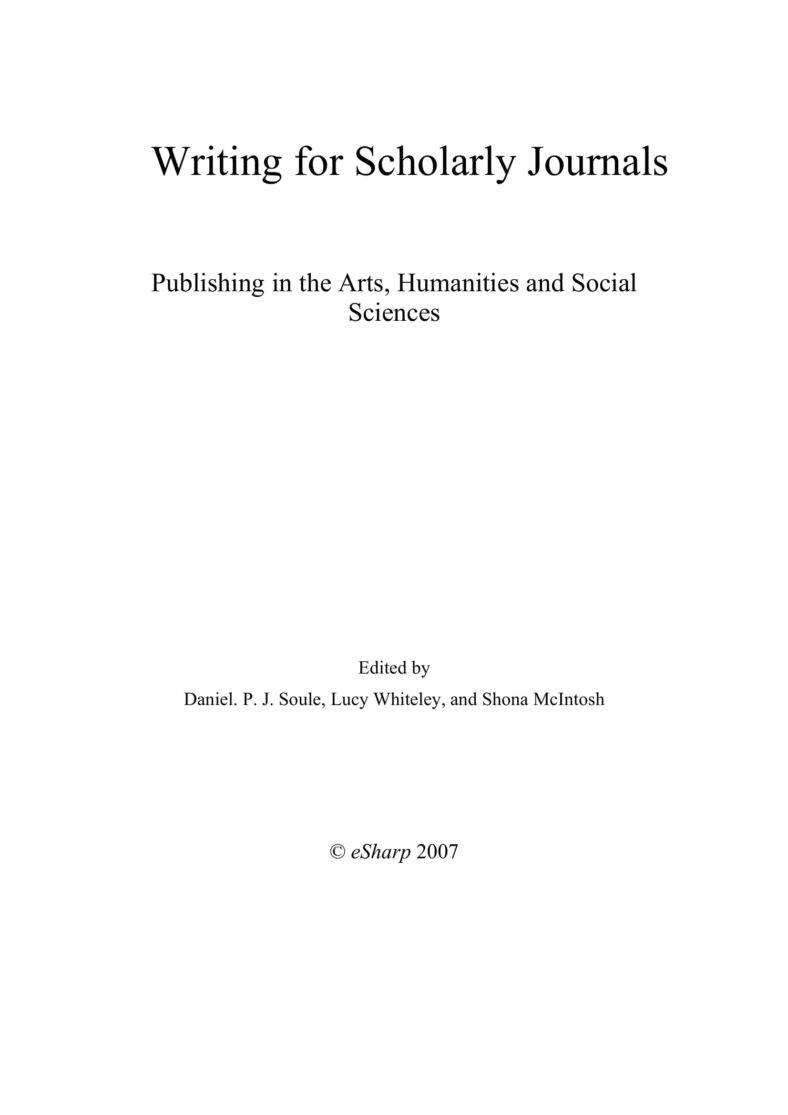 Academic Journal Template Word